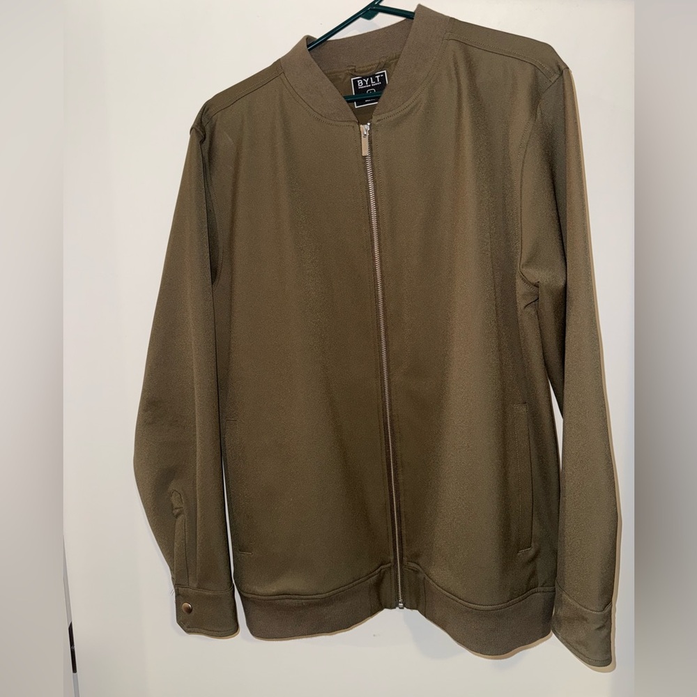 Bylt Basics Men’s Limitless Green Bomber Jacket Large